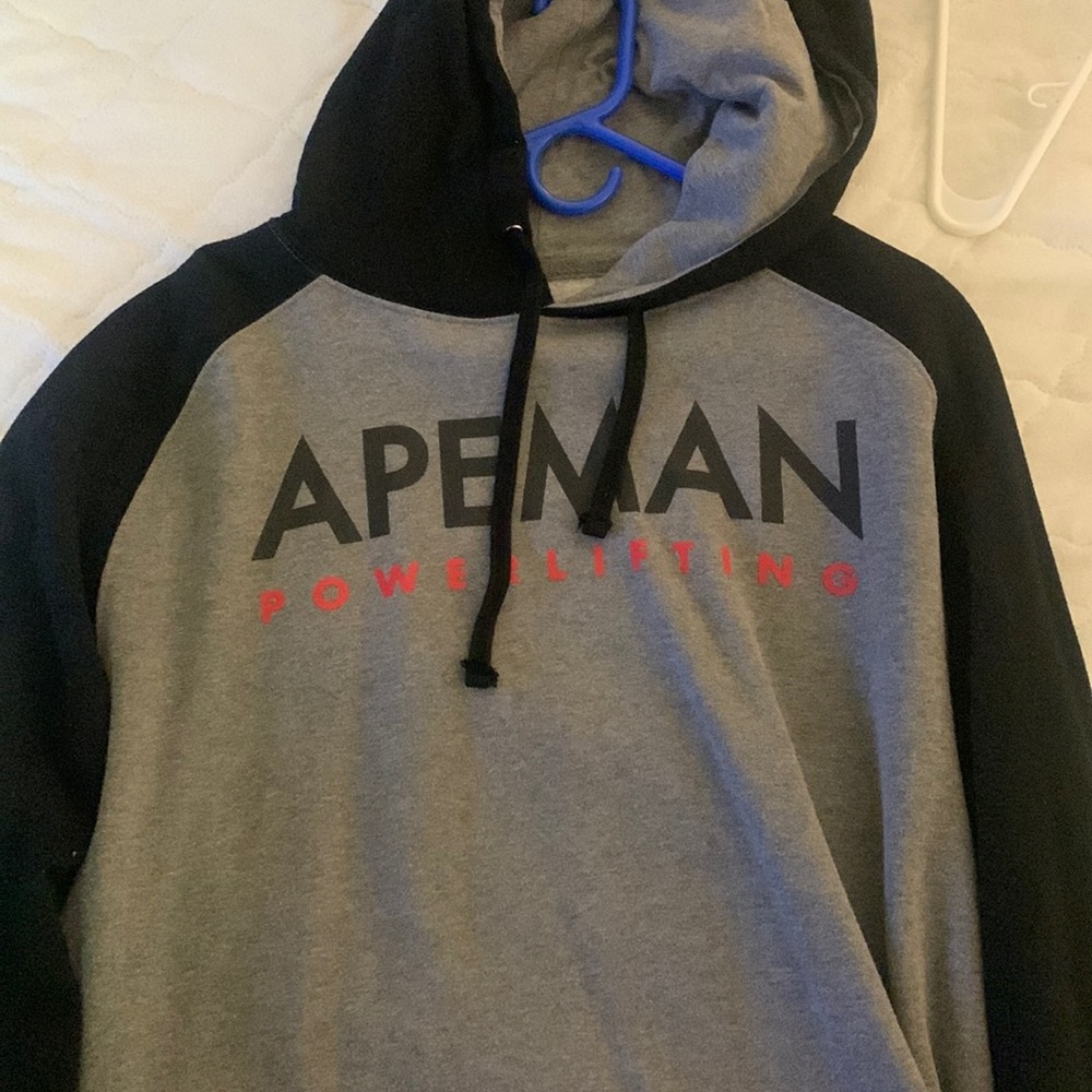 Mens Apeman powerlifting hoodie